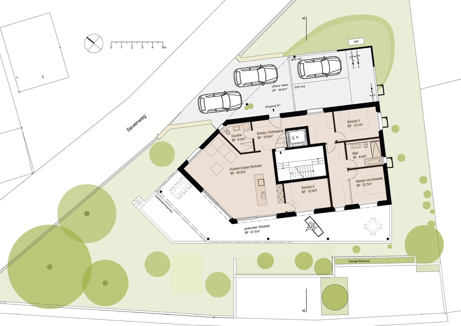 Elegante Gartenwohnung mit unverbaubarer Panorama-Fernsicht -  Bild 6