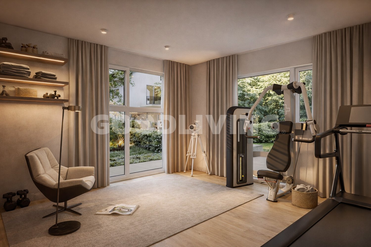 Raum für Anspruch. Lage für Leben. - Fitnesszimmer gefällig?