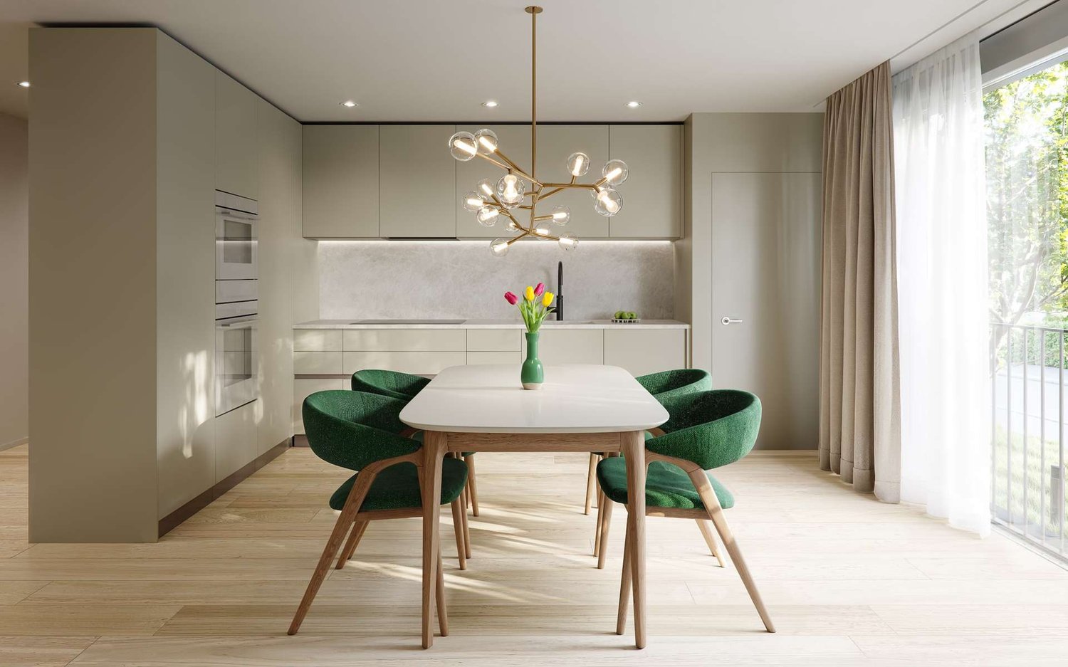 5.5-Zimmer-Attikawohnung - Gartenwohnung