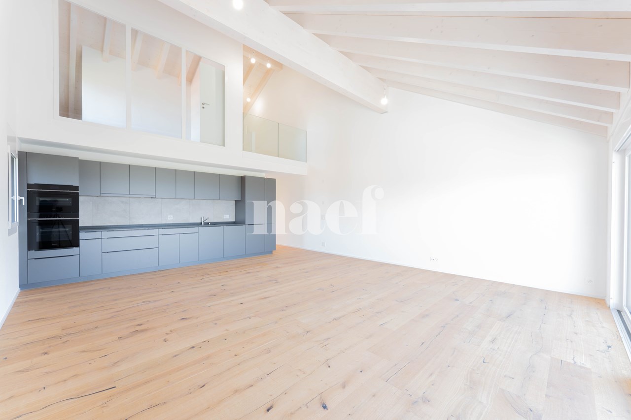 Appartement neuf de 5.5 pièces duplex avec grand balcon à vendre à Prévonloup -  Bild 1