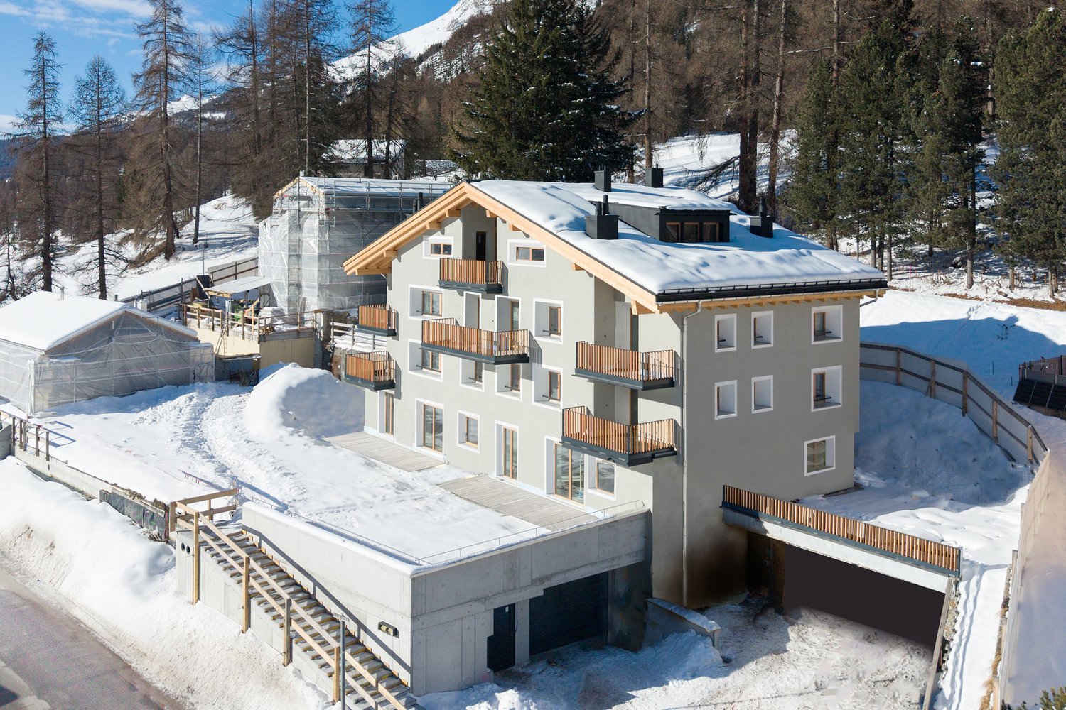 Luxuriöse 4.5-Zimmer-Parterrewohnung in Bever - Erstbezug 2026 - Bild 1