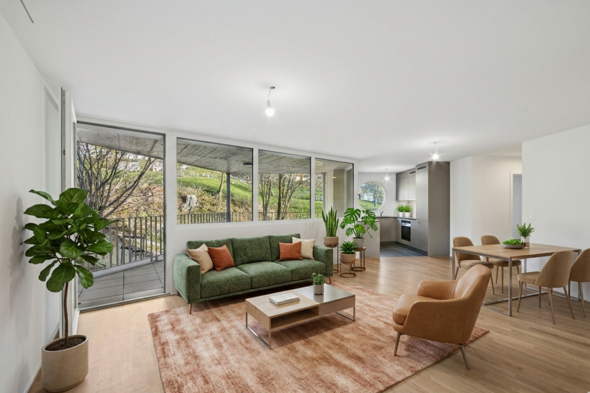 Superbe appartement neuf de 4.5 pièces avec loggia de 15 m² - Bild 1