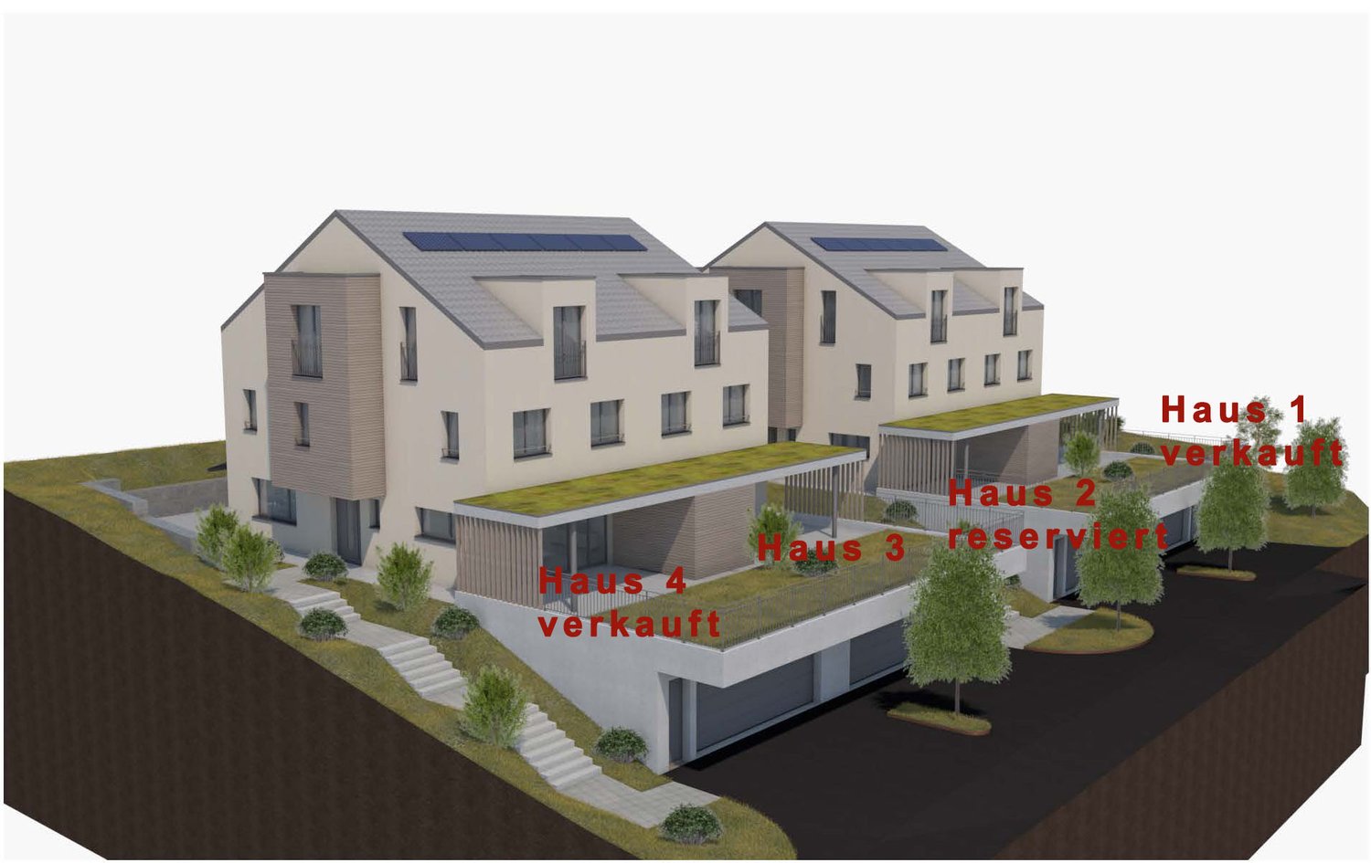 Modernes 6.5-Zimmer-Doppeleinfamilienhaus in ruhiger Lage Nesselnbach - Bild 1