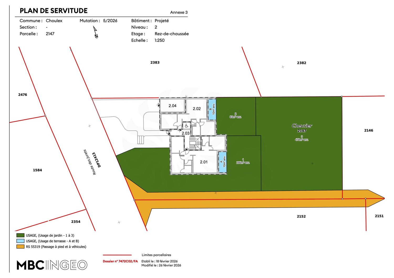 Appartement 3 pièces au 2e étage dans la promotion 11, route des Jurêts à Choulex - Bild 7