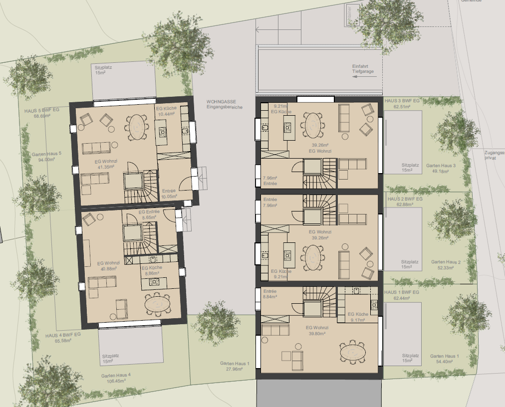 Haus 1 - Reiheneinfamilienhaus mit Lift - Bild 5