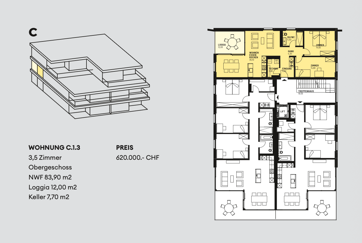 Moderne Terrassenwohnung mit Loggia in naturnaher Lage - Bild 11