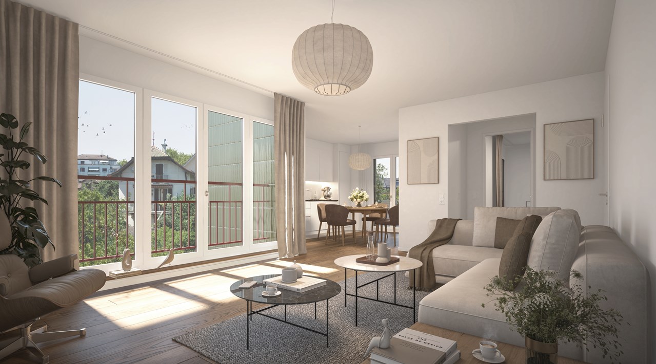 Pré-en-Ville - B201 - Appartement neuf de 5.5 pièces idéalement situé - Bild 2