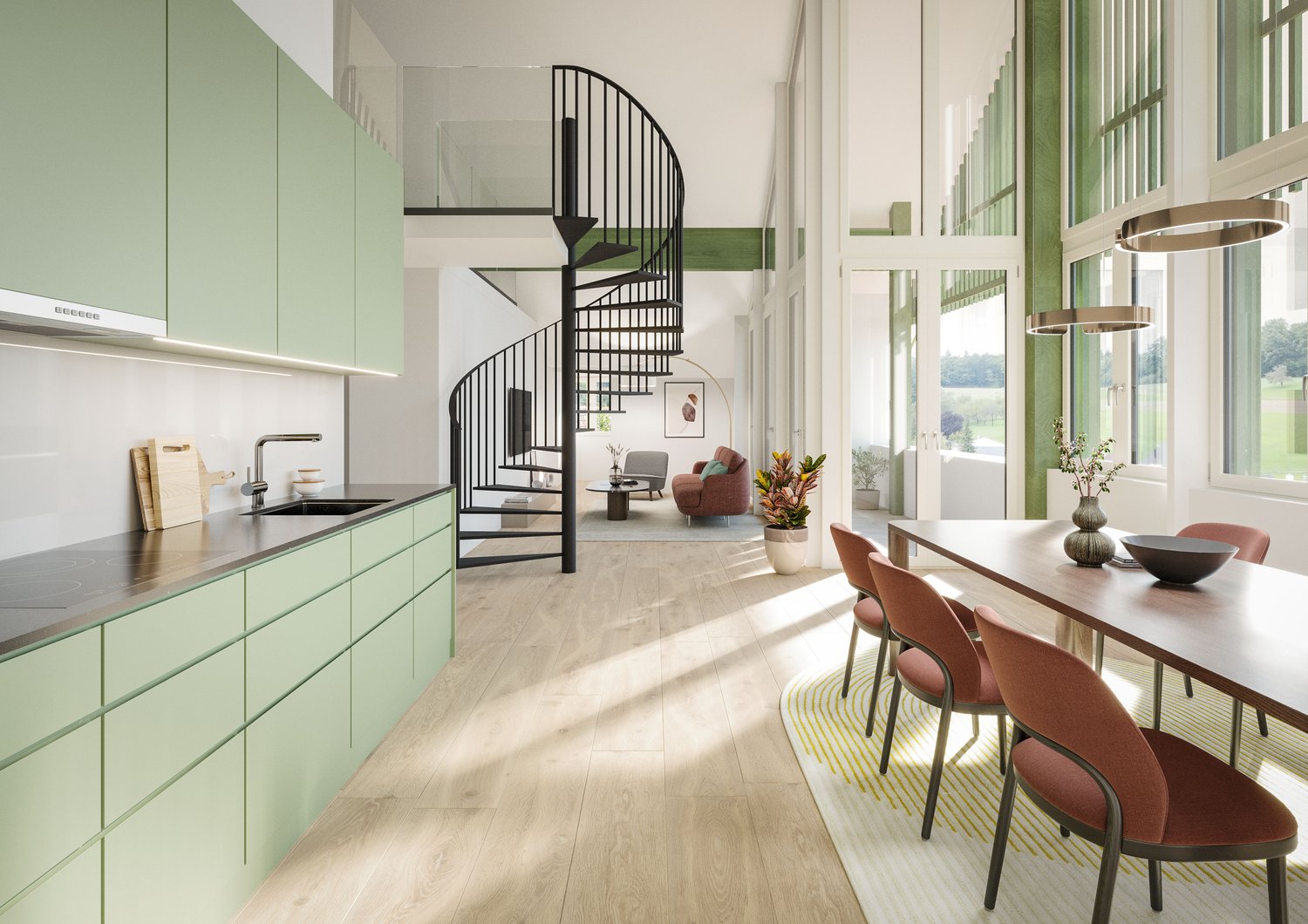 3.5 Zimmer Wohnung im Grünen in Rünenberg - Bild 2