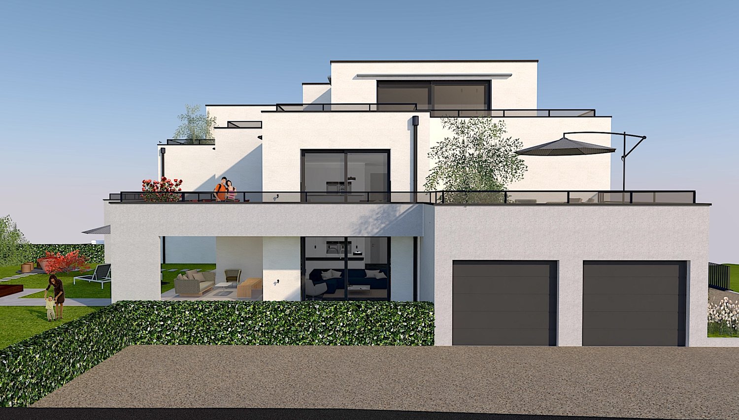 4.5 Zimmer Erdgeschosswohnung mit 88 m2 Balkon - Bild 3