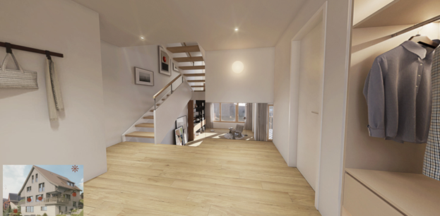 Hausteil mit Einfamilienhaus-Charakter an bester Hanglage -  Bild 3