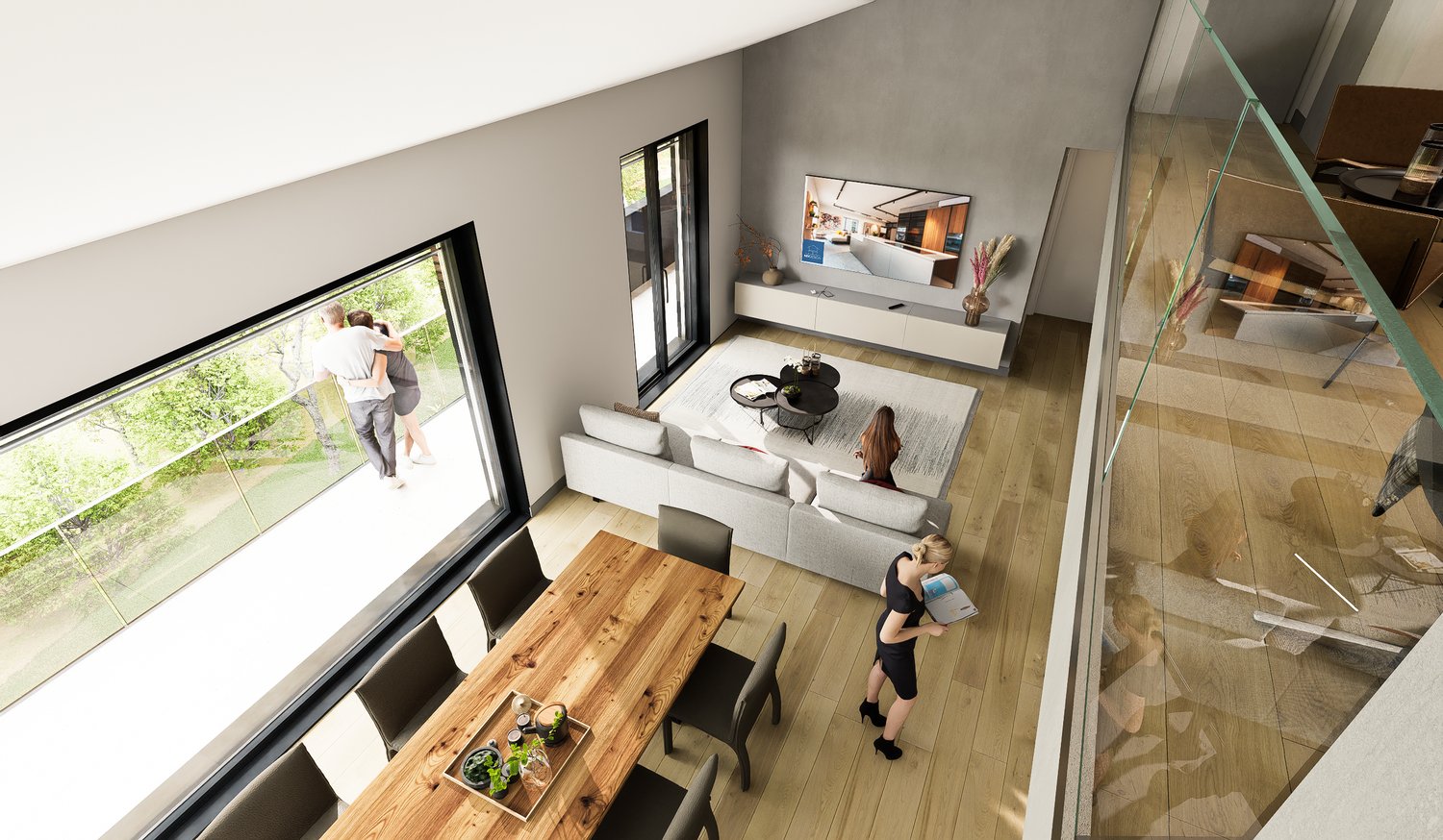 MERAVIGLIOSO DUPLEX DI 4.5 LOCALI CON GIARDINO PRIVATO A BOSCO LUGANESE PPP5 - Bild 8