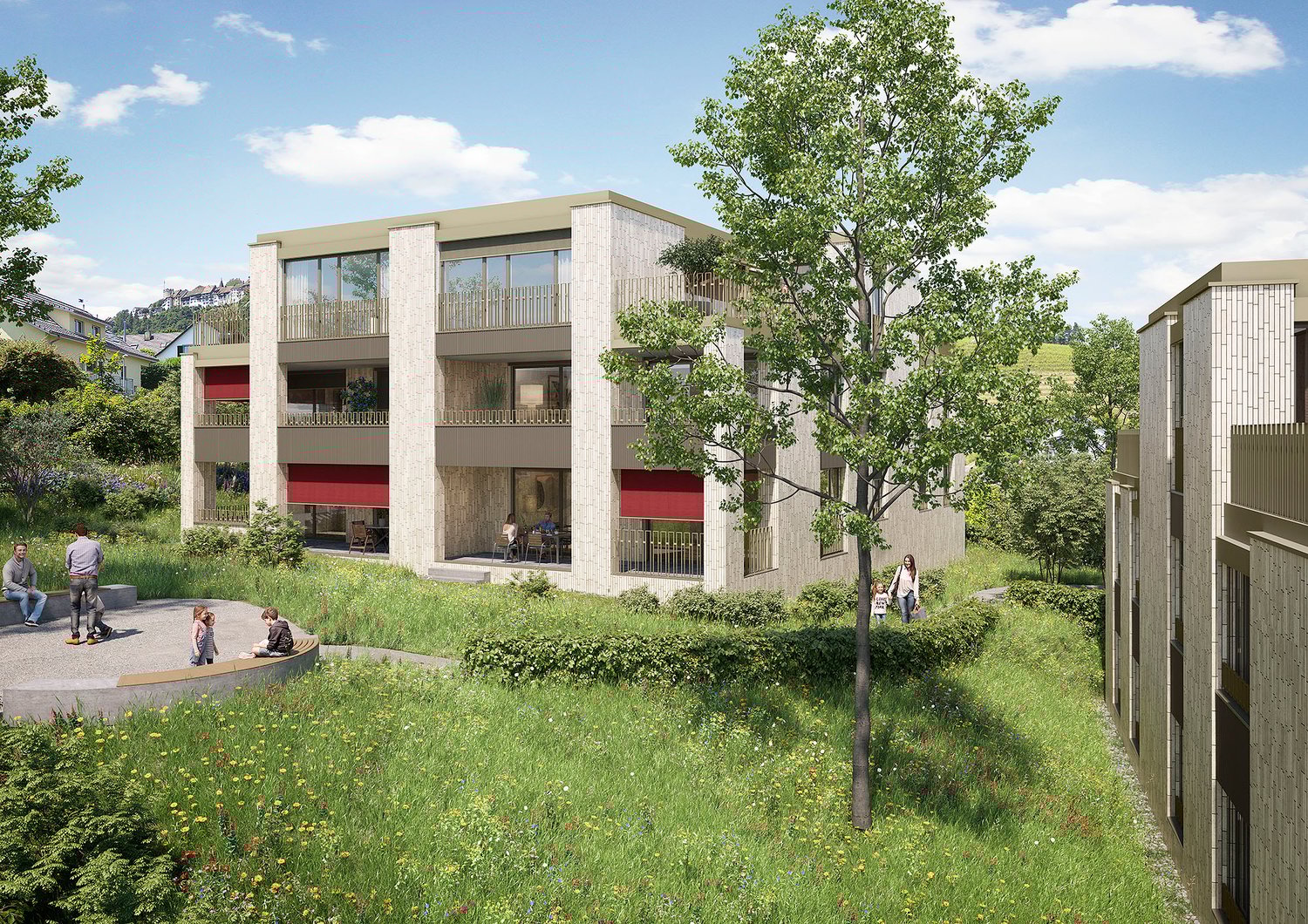 Ihr neues Zuhause in Dielsdorf - attraktive Eigentumswohnung - Aussenanischt