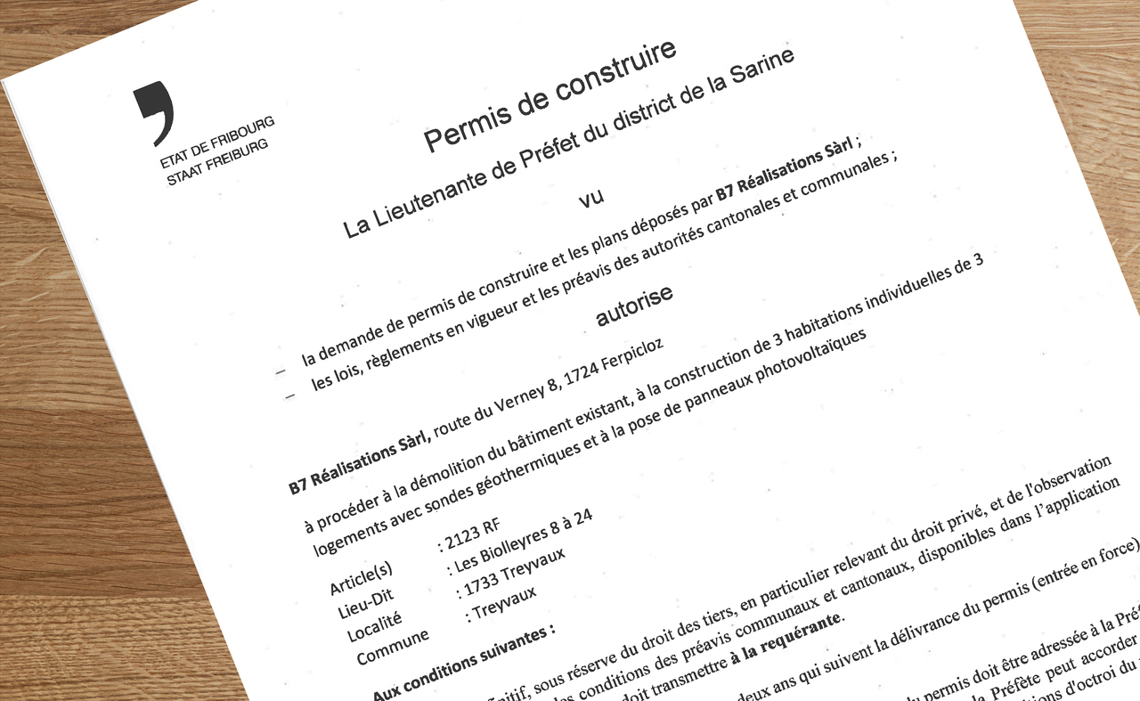 9 villas contemporaines à Treyvaux - nouvelles constructions - Bild 5