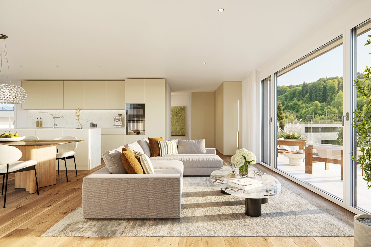 SPITZMATTE DUO - 12 moderne Eigentumswohnungen mit Top-Anbindung in Flamatt - Bild 3