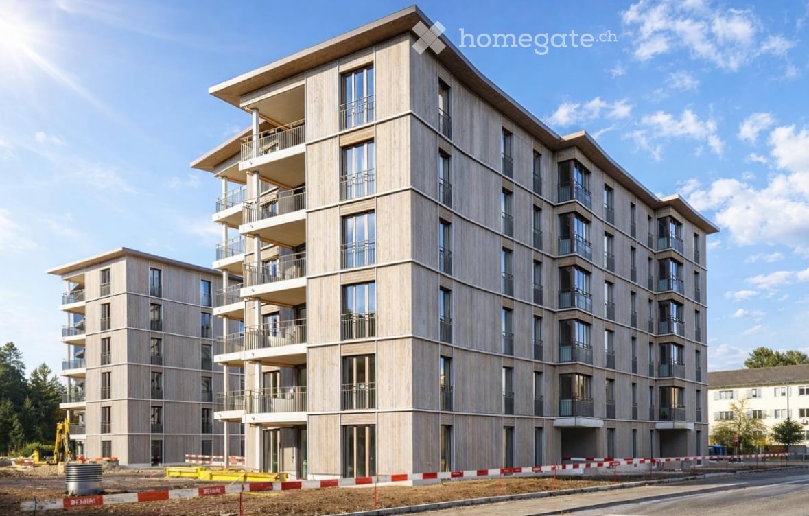 Moderne 2.5-Zimmer-Neubau-Wohnung in Kloten mit Terrasse -  Bild 1