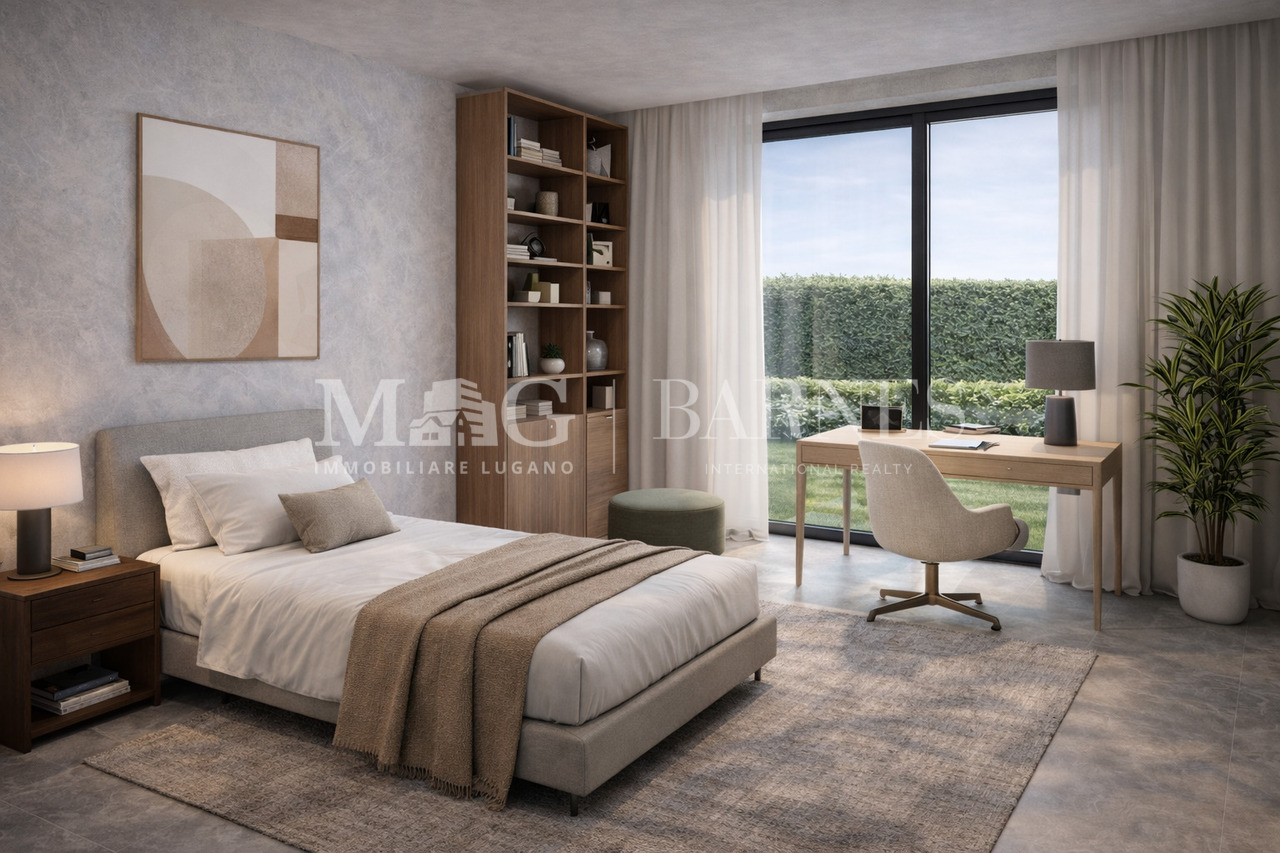 Lugano, Pregassona: Nuovo appartamento 4.5 locali con giardino e vista - Bild 9