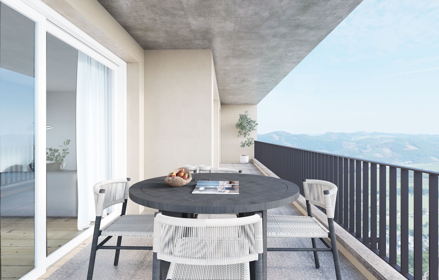 Stilvolles Wohnen mit Panorama: 4.5-Zimmer-Wohnung in Grellingen - Bild 4