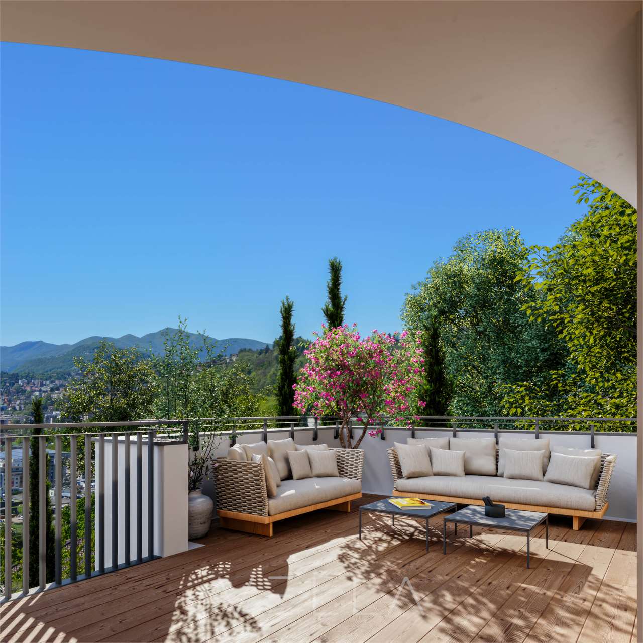 Eleganza e Vista Panoramica: Due ville uniche - Villa A - Terrazza