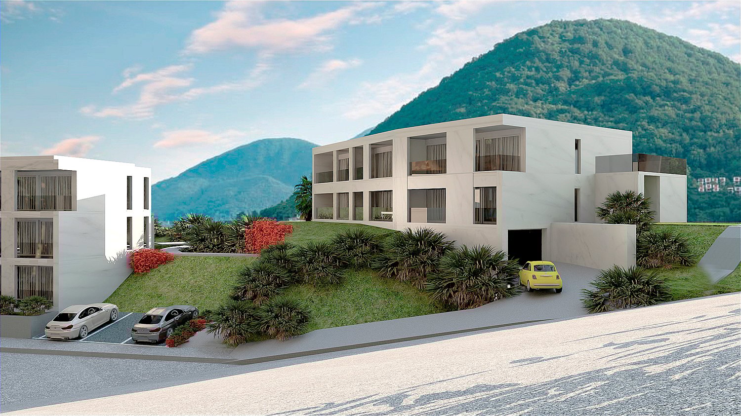 Palazzina di 4 appartamenti con vista panoramica sul lago a Ponte Tresa - Bild 1