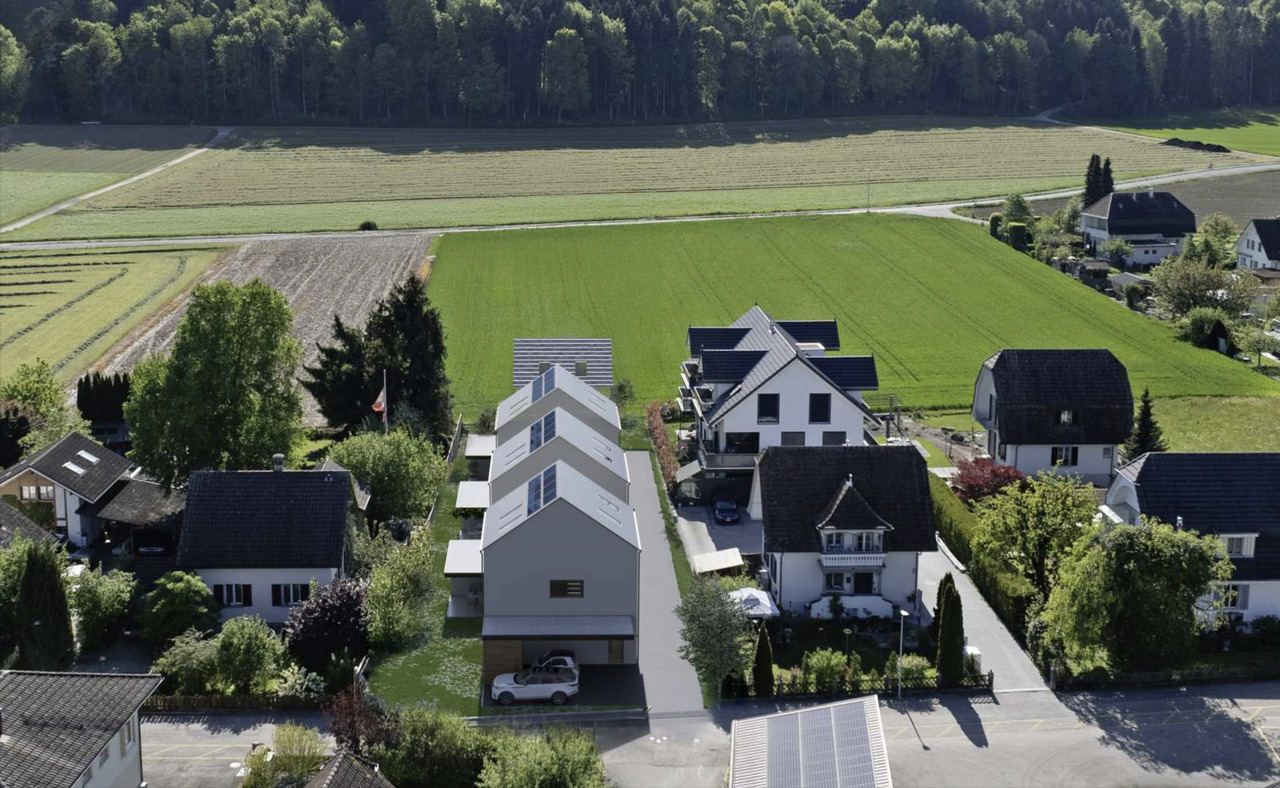 Nachhaltig gebaut - modern gelebt: Ihr neues Zuhause in Brittnau - Aussenvisualisierung