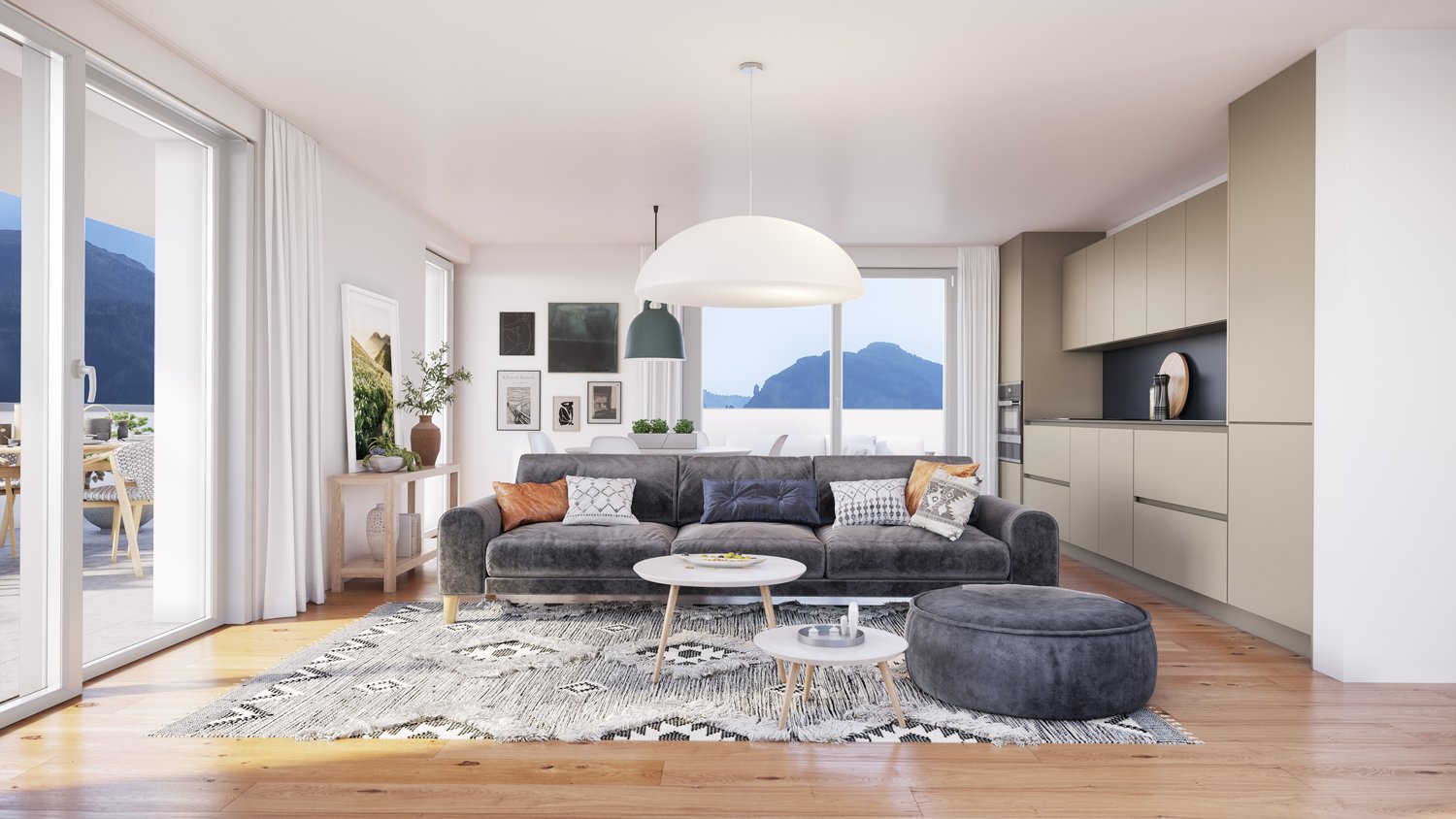 Attraktive 3.5-Zimmer-Wohnung mit hoher Wohnqualität -  Bild 1