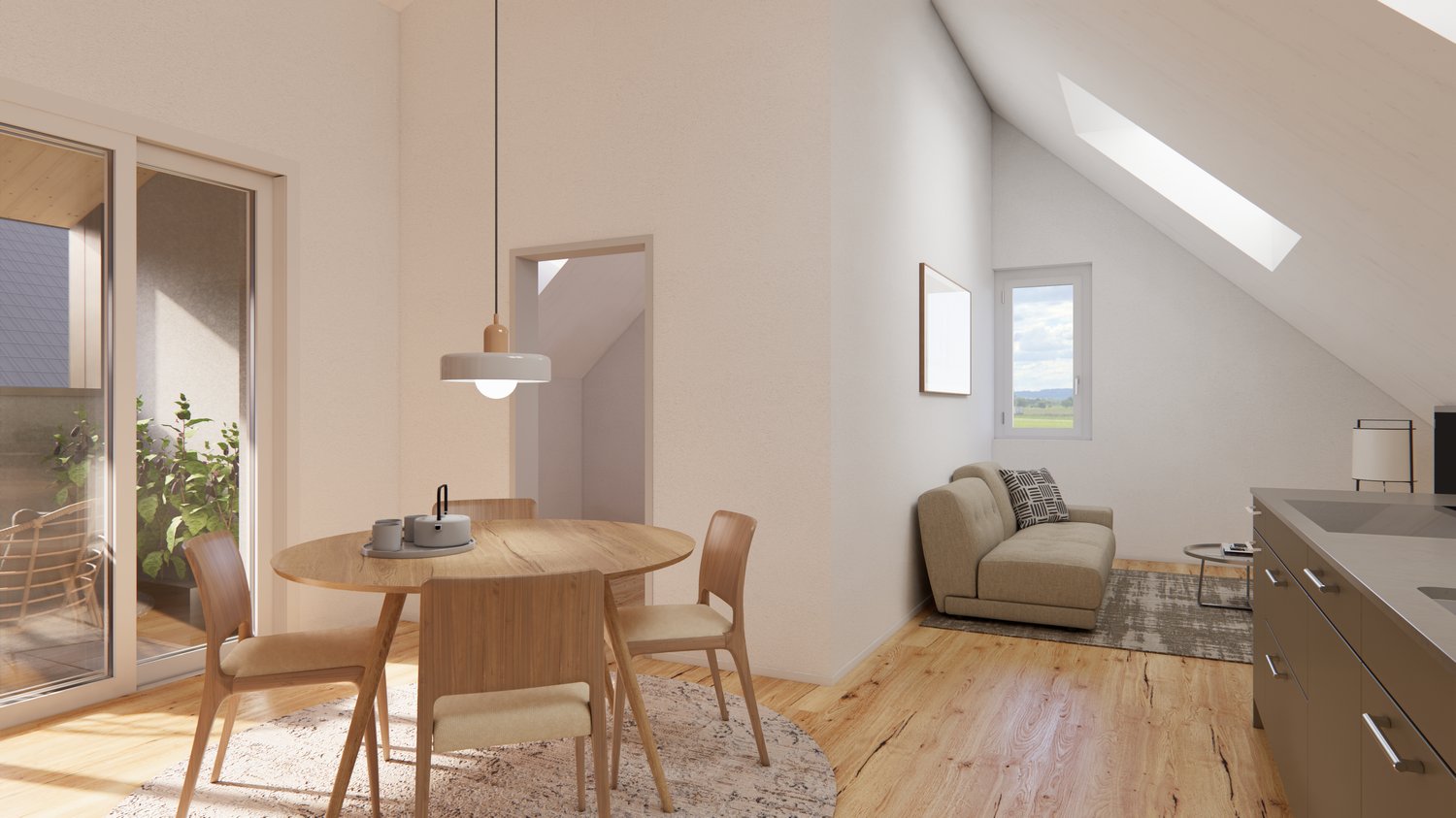 2.5-Zimmer-Dachwohnung in Opfershofen TG - Bild 4