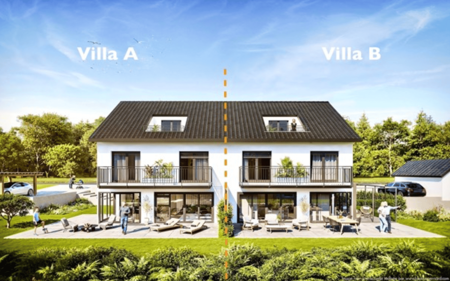 Le Mont-sur-Lausanne, deux villas mitoyennes à découvrir - Bild 2