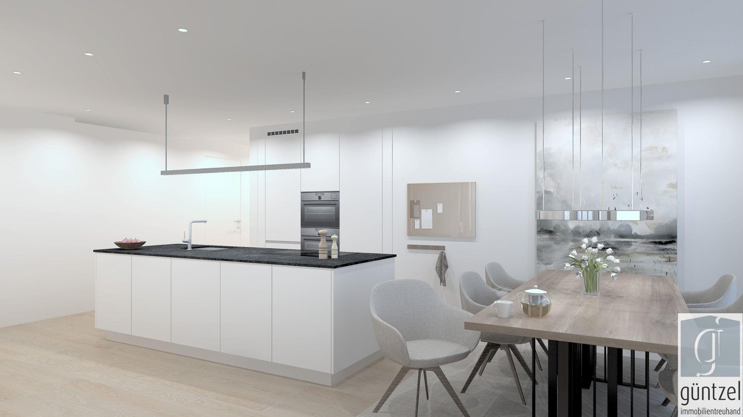 Moderne 4.5-Zimmerwohnungen an ruhiger Quartierslage - moderne Küchen Wohnungen OG 1 + 2 rechts