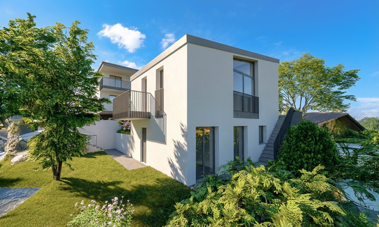 STUPENDO 3.5 CON TERRAZZE E GIARDINO PRIVATO A LUMINO -  Bild 4