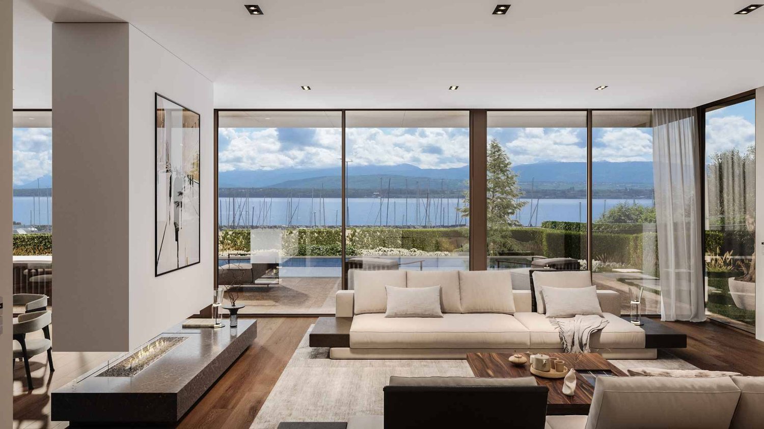 Villa d'exception au bord du lac - piscine miroir & espaces bien-être -  Bild 4