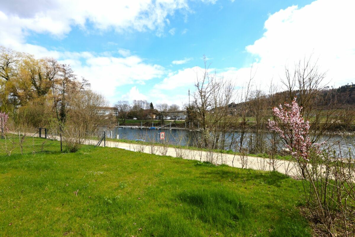 4.5 Gartenwohnung mit Blick auf die Aare - Blick auf die Aare