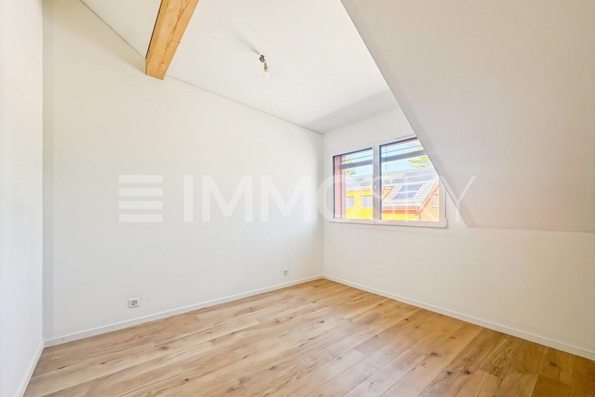 Rare à Echichens: Maison jumelle neuve aux portes de Morges - Chambre parentale avec salle de douche