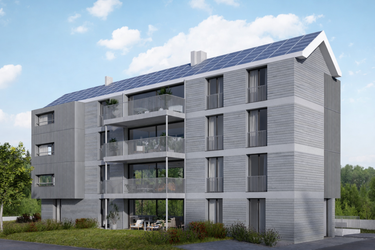 Moderne 4,5-Zimmer-Wohnung mit Balkon und atemberaubender Aussicht mitten in Lyss - Bild 4