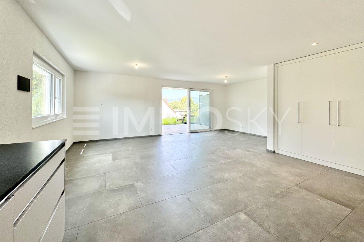 Appartement neuf avec jardin - Grand séjour lumineux