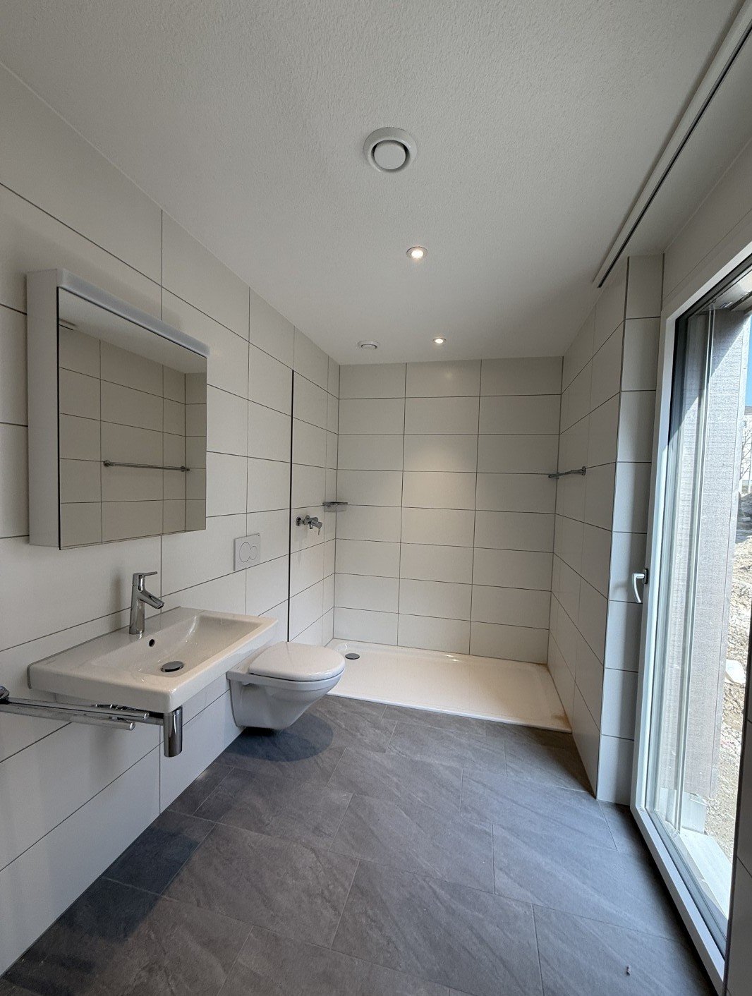 3.5 Zimmer-Gartenwohnung in Erstbezug - Dusche