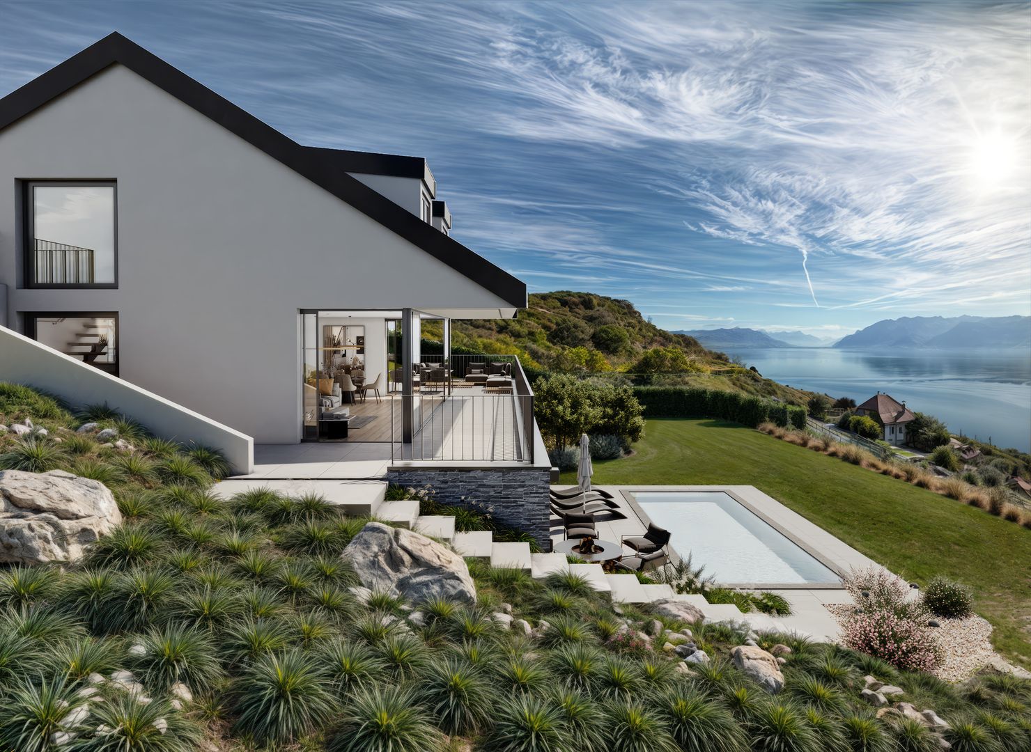 Une vue à couper le souffle, villa individuelle sur plans. - Bild 2