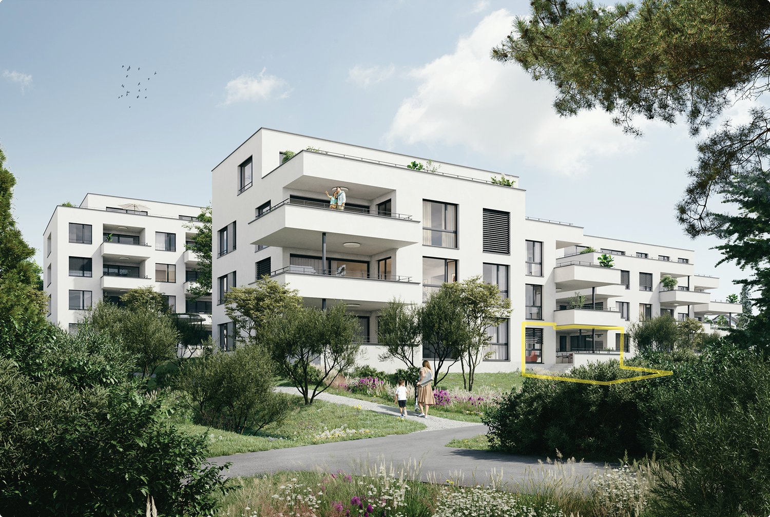 Gartenwohnung 3.5 Zimmer - Bild 7