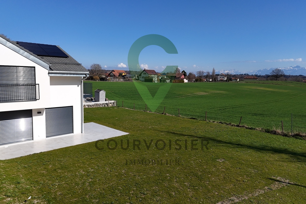 Magnifique villa jumelle neuve avec panorama sur la chaîne des Alpes - Bild 2