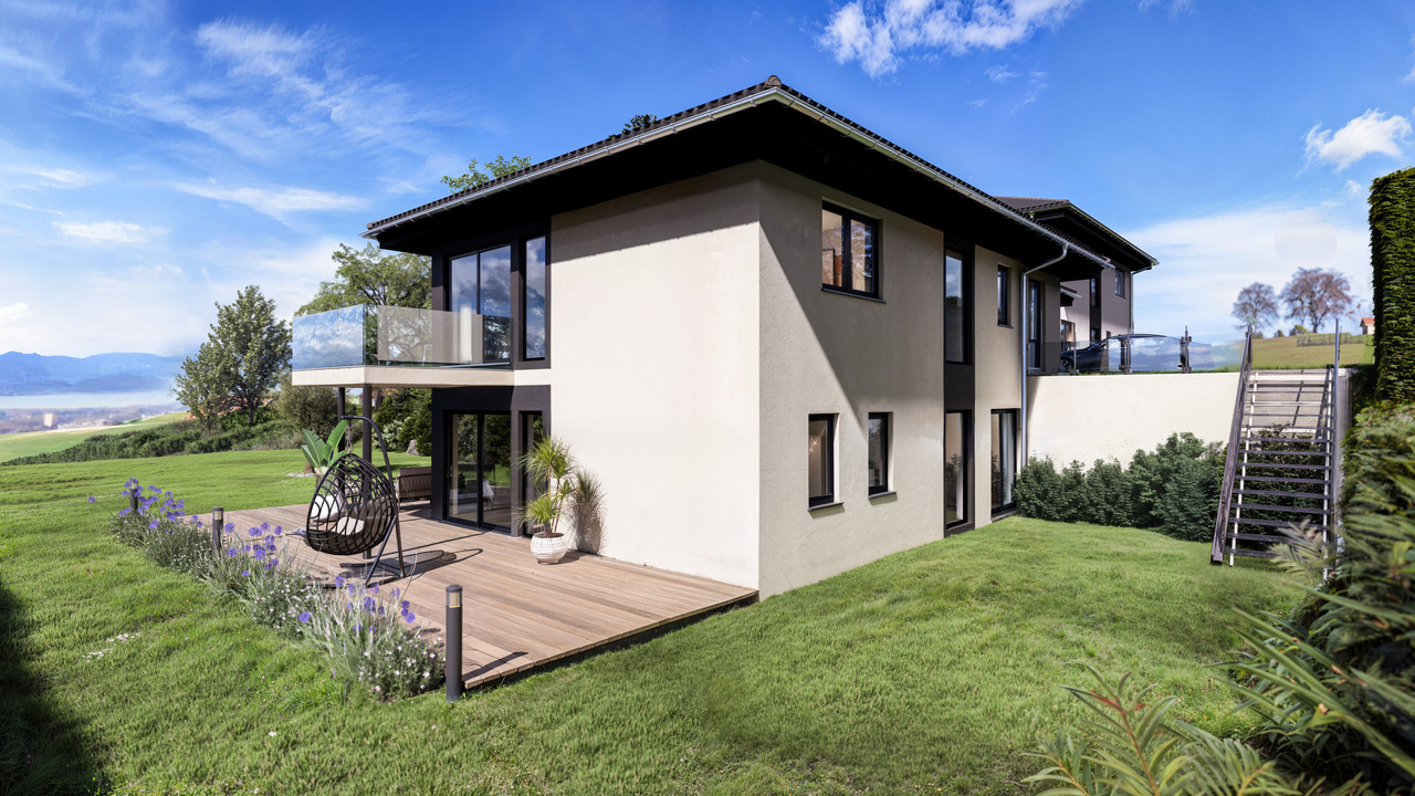 Villa avec vue panoramique sur le lac et les alpes ! - Bild 7