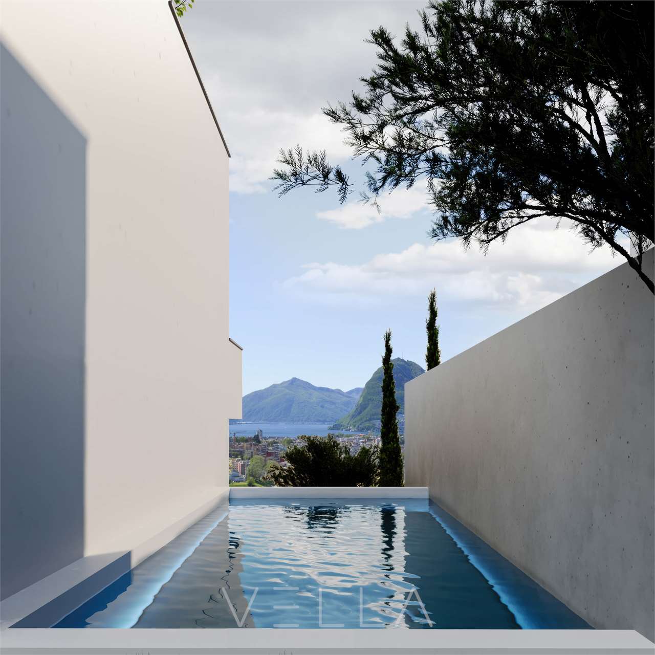 Eleganza e Vista Panoramica: Due ville uniche - Villa B - Piscina