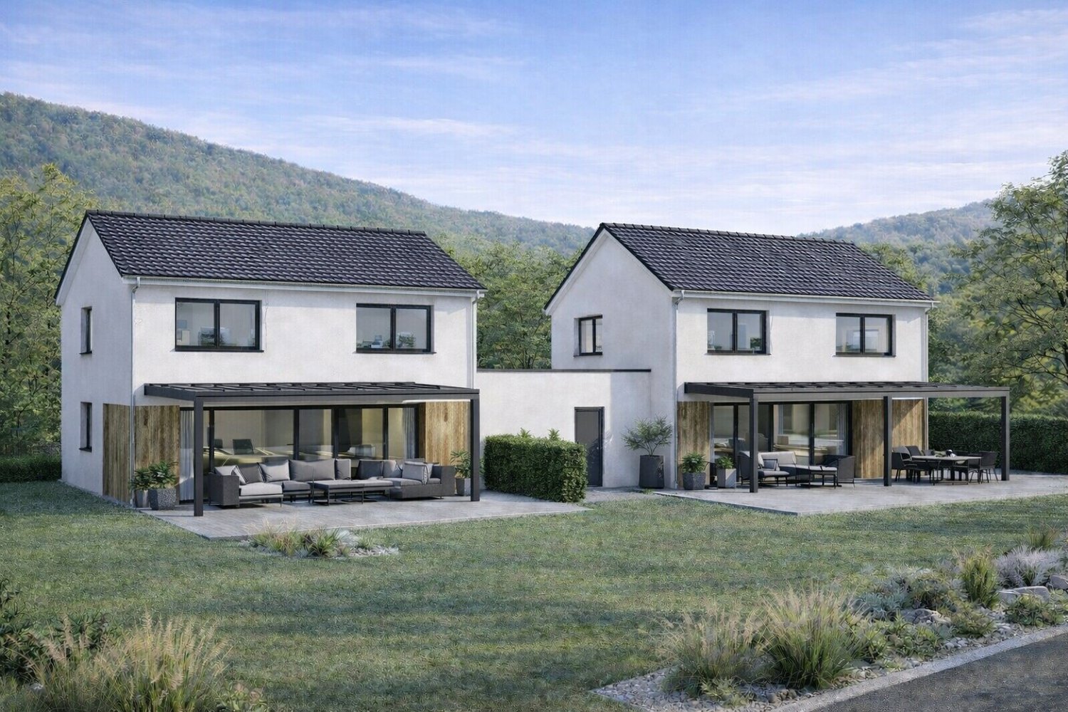 Courtételle – Villa de 5,5 pièces jumelée par le local technique - Bild 1