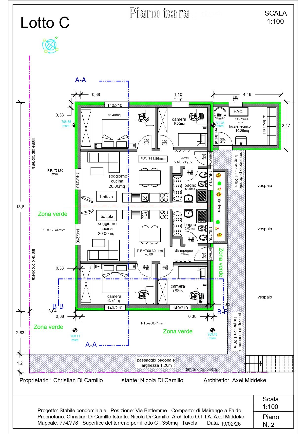 Appartamento 3 vani di nuova costruzione in villa familiare - Bild 4