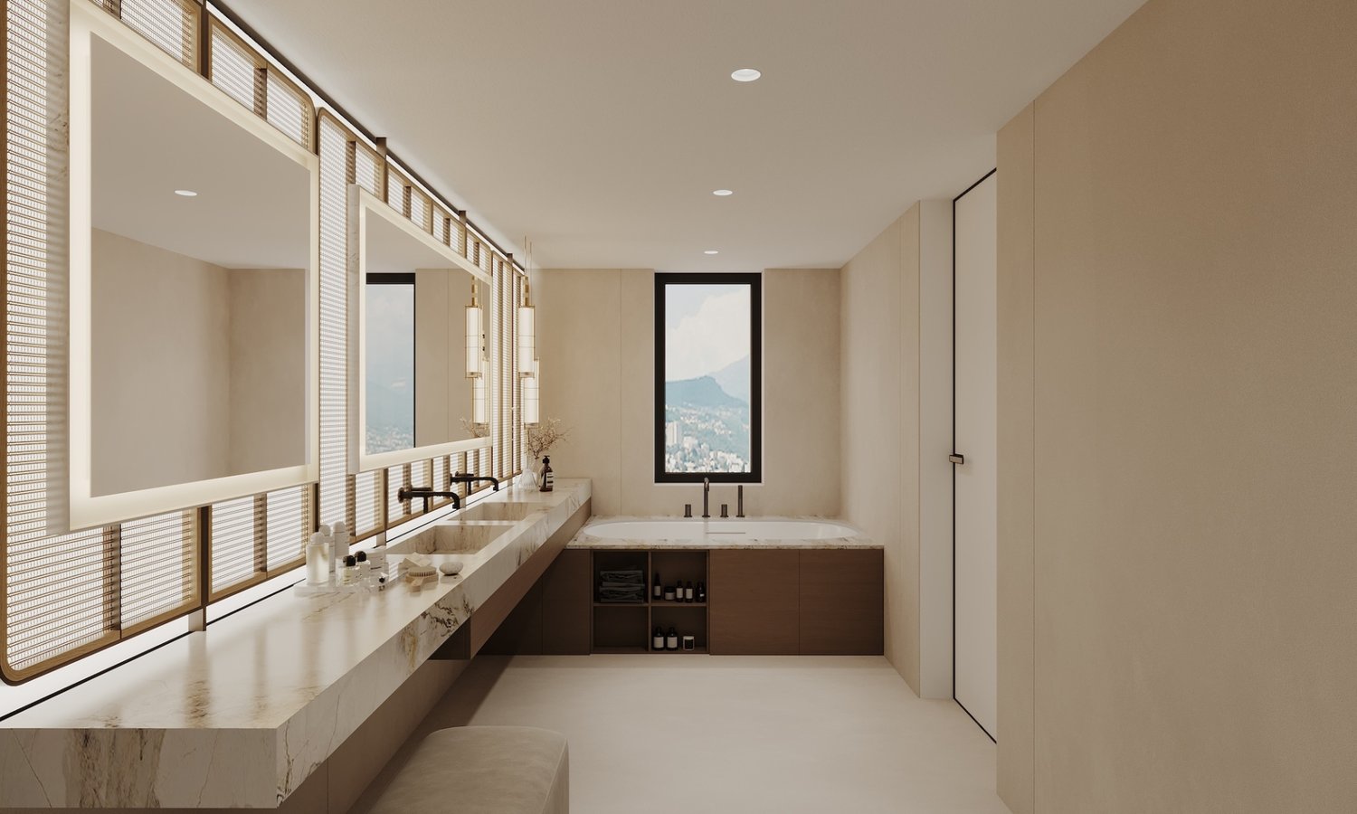 Attico con splendida vista panoramica e lago - Bild 12