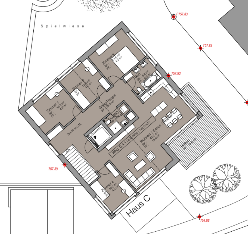 Wg. C 4.1 Dachwohnung mit traumhafter Aussicht! -  Bild 12
