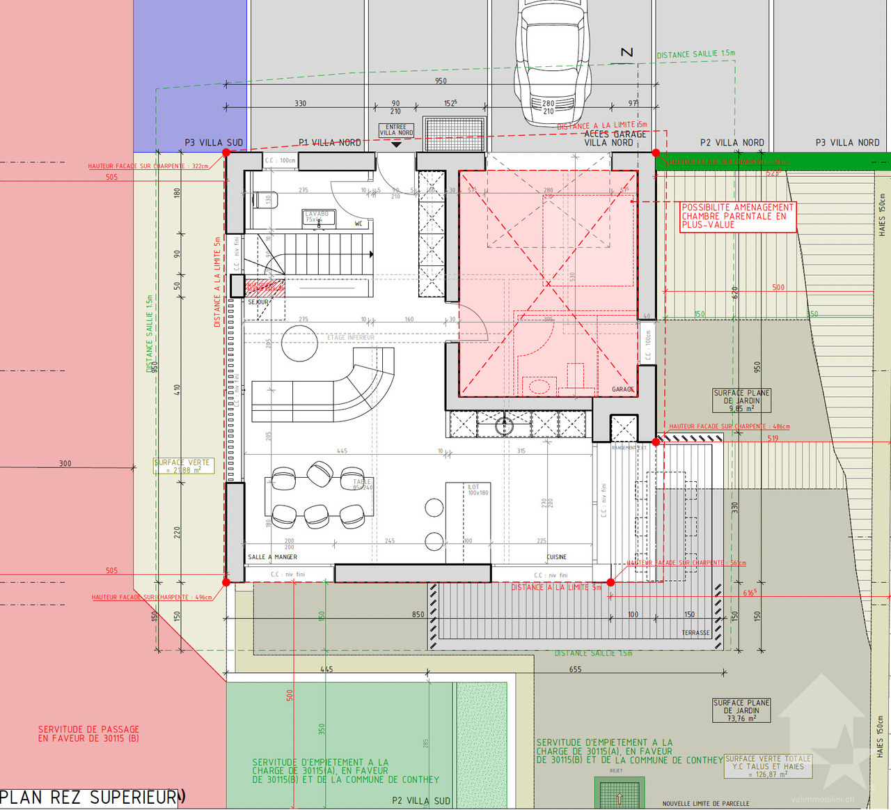 Villa d'architecte 4.5 pièces à construire sur les hauts de Conthey - Bild 8