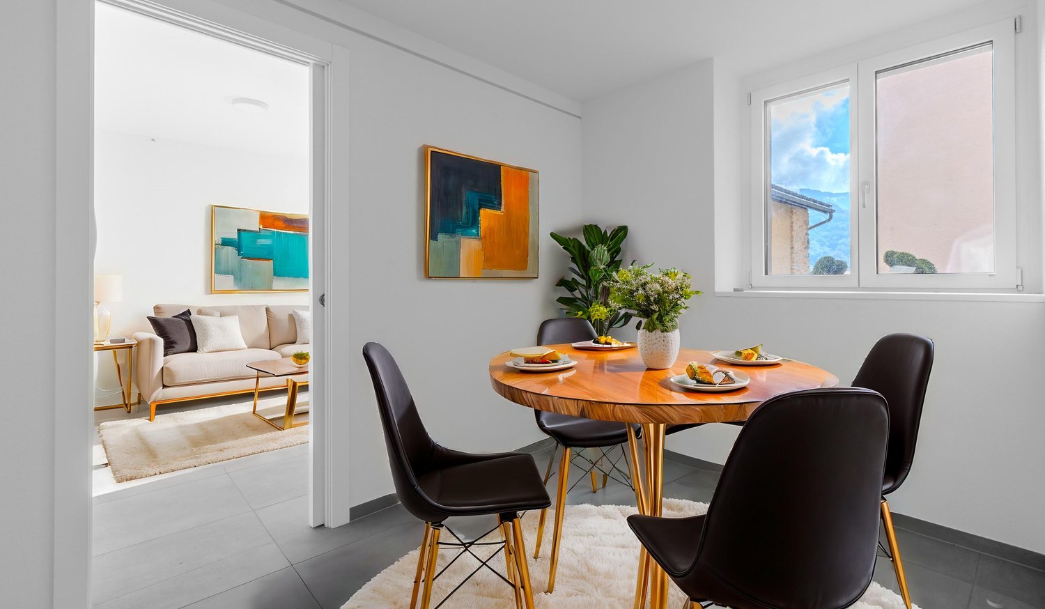 LUMINOSO E NUOVO 3 LOCALI NELLA CAPRIASCA A LOPAGNO -  Bild 1