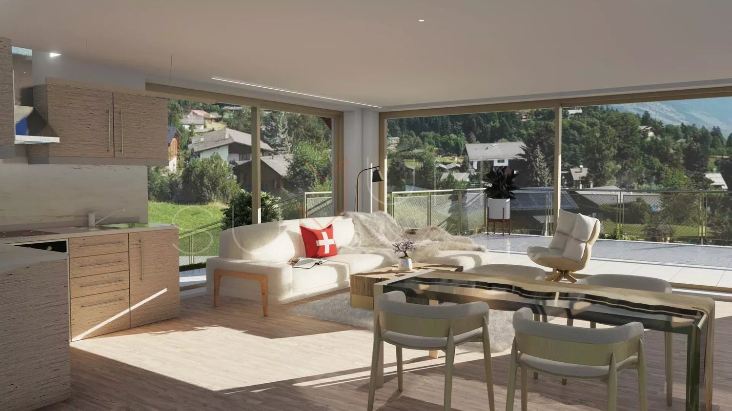 Rare - Attique 4.5 pièces avec vue panoramique - Résidence principale - Bild 3