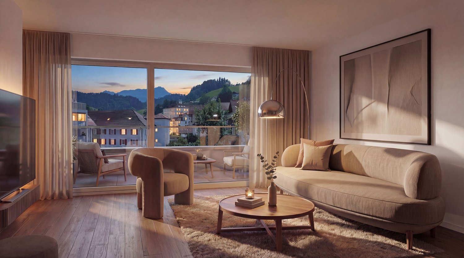 Projekt Erlenbach Herisau – Wohnung 4 – 1. Obergeschoss Ost -  Bild 4