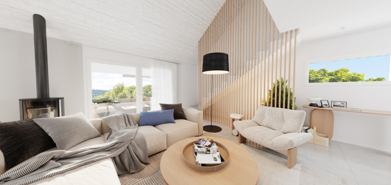 Une demeure où le jardin tutoie le ciel, Attique en duplex 4,5 pièces, 190 m² - Bild 5