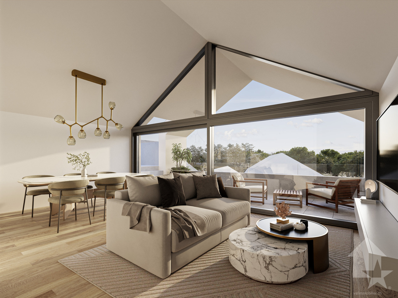 Appartement 3.5 pièces avec jardin à l'architecture moderne et épurée - Bild 9